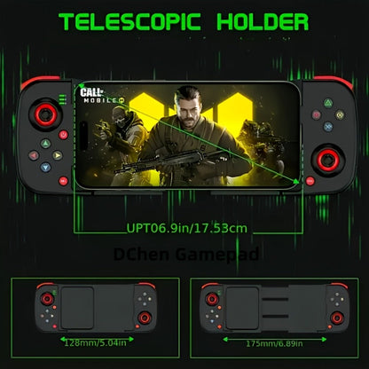 Bluetooth Wireless Gamepad Controller for iPhone Android PC Tablet Steam Deck, Rechargeable, Design