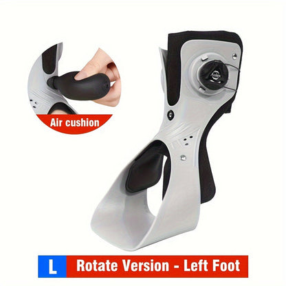 Adjustable Dial Foot Drop Ankle Brace with Air Cushion, Left or Right Foot in Sizes S–XXL Pictured