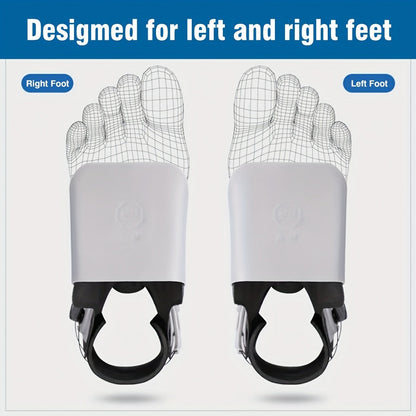 Adjustable Dial Foot Drop Ankle Brace with Air Cushion, Left or Right Foot in Sizes S–XXL Pictured