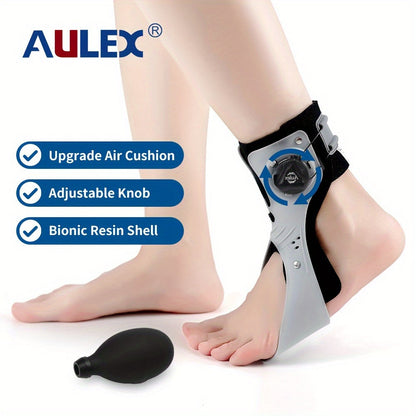 Adjustable Dial Foot Drop Ankle Brace with Air Cushion, Left or Right Foot in Sizes S–XXL Pictured