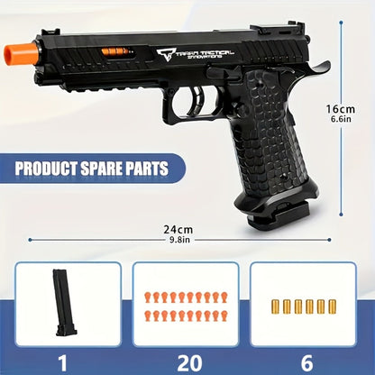 2011 Battle Master Semi-Auto Bullet Toy Gun with Shell Ejecting, 1 Magazine, 20 Simulation Bullets