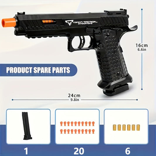 2011 Battle Master Semi-Auto Bullet Toy Gun with Shell Ejecting, 1 Magazine, 20 Simulation Bullets