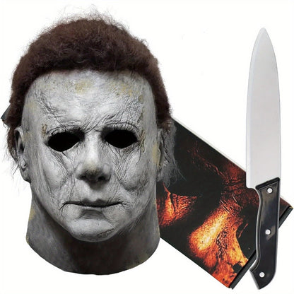 Scary Halloween Mask for Adults, Original Realistic Horror Full Face Mask for Cosplay, Prom, Haunted House & Halloween Party Costume