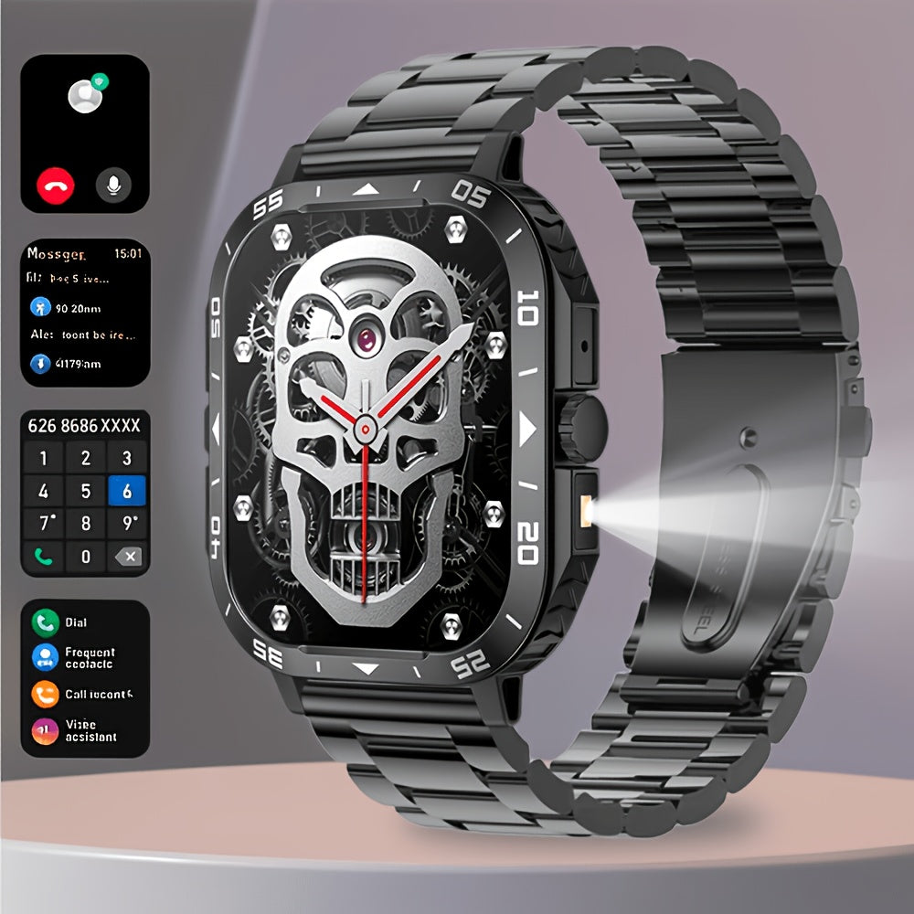 Smartwatch with Music Player, Stopwatch, LED Lighting, Wireless Calling and Sport Modes in Three Styles
