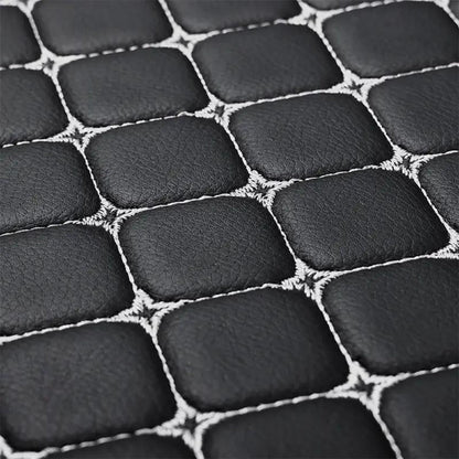 Car Seat Cover Rear Bench Protector with Source-Listed Water-Resistant Surface in Black or Red