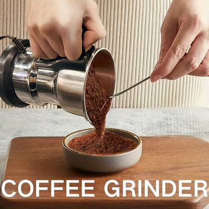Electric Coffee Grinder 300W 4-Blade Stainless Steel Spice Nut Bean Grinder 400g 14oz Deepen for Entryways, Bedrooms and Living Spaces