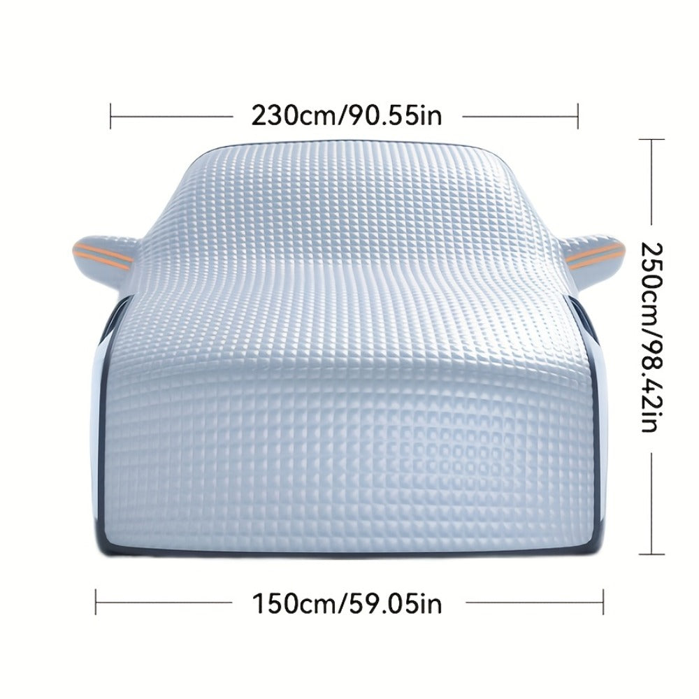 Windshield Snow Cover & Sun Shade Universal Fit – Thickened All-Season Front Window Frost Ice Guard & UV Sunshade Protector for Cars SUVs