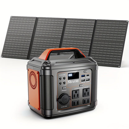 Portable Power Station, Solar Generator Camping RV Emergency Backup for an Everyday Personal Care Routine