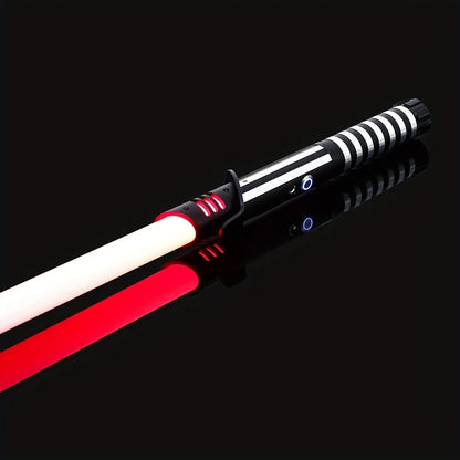 Light Up Saber with Metal Handle RGB 16 Colors, LED Cosplay Laser Sword with Sound Effects, Anakin Luke Darksaber Style