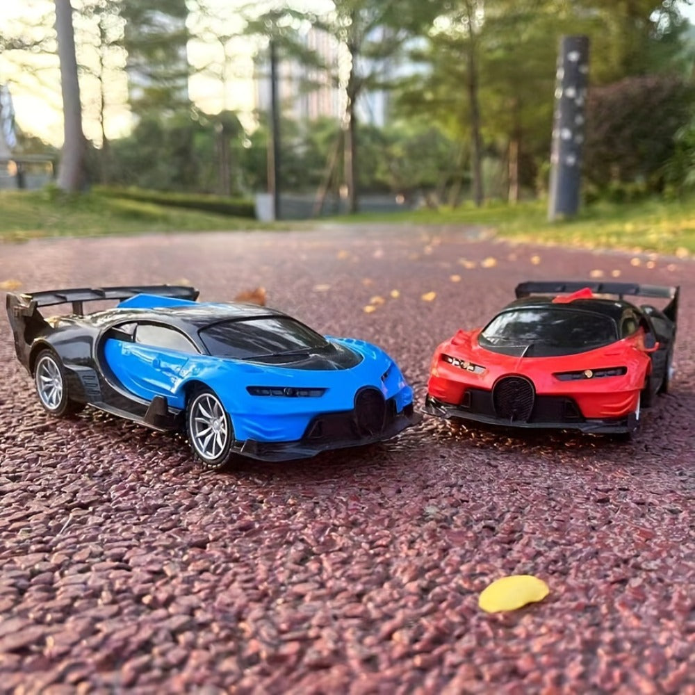 High-Speed Drift RC Car 1:24 Scale with LED Lights 4-Channel Simulation Model Remote Control Car for Kids Boys Girls