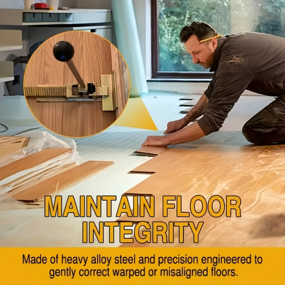 Hardwood Flooring Jack & Positioning Tool for Installing & Straightening Hardwood Floors – Professional Floor Installation Tool for Tongue