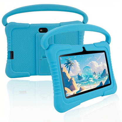 Veidoo 7 Inch Kids Tablet with Drop-Proof Silicone Cover – Eye Protection Screen, WiFi, 2GB RAM 16GB/32GB ROM, Dual Camera