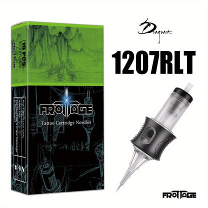 Tattoo Cartridge Needles with Frotage Label, 26 Retained RL RLT RS CM and M1 Cartridge Size Options