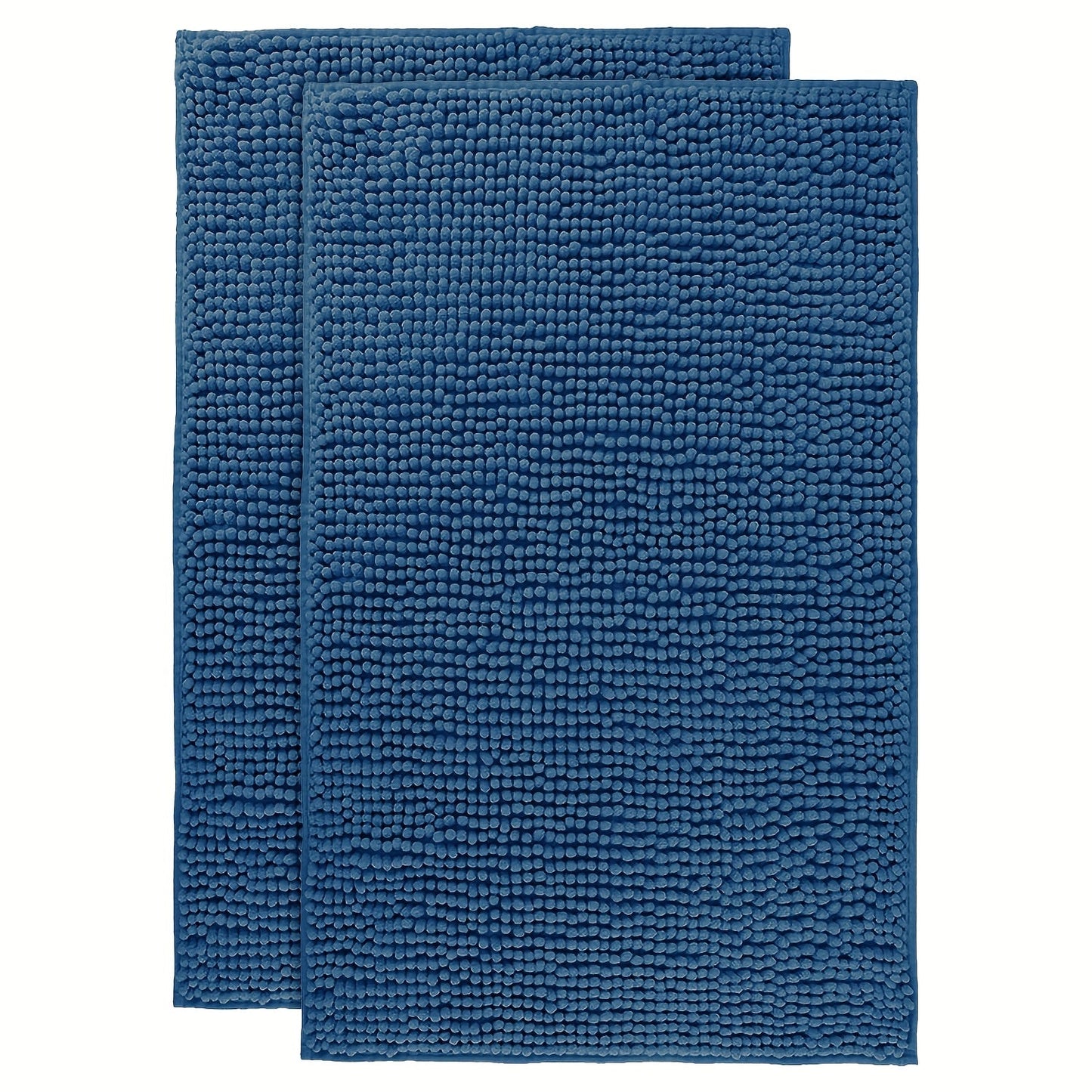 Chenille Bath Rug Extra Thick Bathroom Mat, Multiple Sizes & Colors for Entryways, Bedrooms and Living Spaces