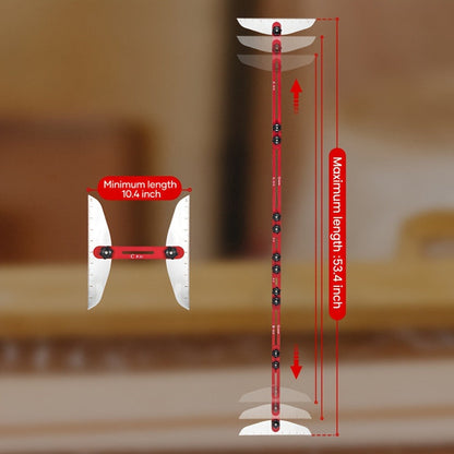 Stair Tread Gauge Template Tool Jig Stair Tread Shelf Measuring Layout Tool for Cutting for Entryways, Bedrooms and Living Spaces