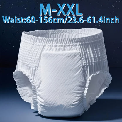 Adult Diapers Incontinence Underwear M-XXL Disposable Pull-On Briefs Leak Protection Unisex Pants for Elderly Bedwetting 19 or 30 Pack