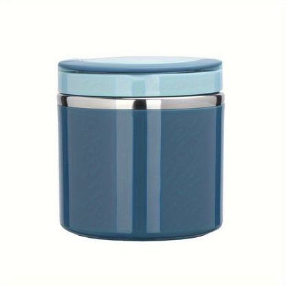 Stainless Steel Lunch Box 630ml Leakproof Stackable Thermal Bento Box with Handle 304 Steel Heat Cold Insulation Container for School Office