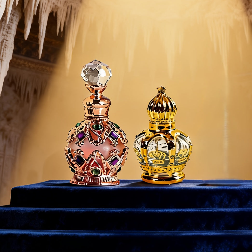 Arabian Perfume for Women Diamond Bottle EDT, Ocean Flower Vanilla Musk Fragrance Spray, Diamonds Woody & Diamond Crown Styles