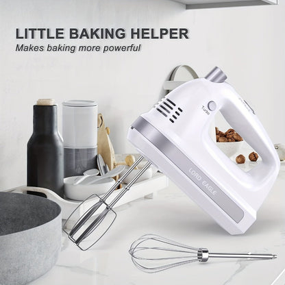 Hand Mixer Electric 300W with Stainless Steel Attachments & Storage Case – 5-Speed Control for Baking Cakes