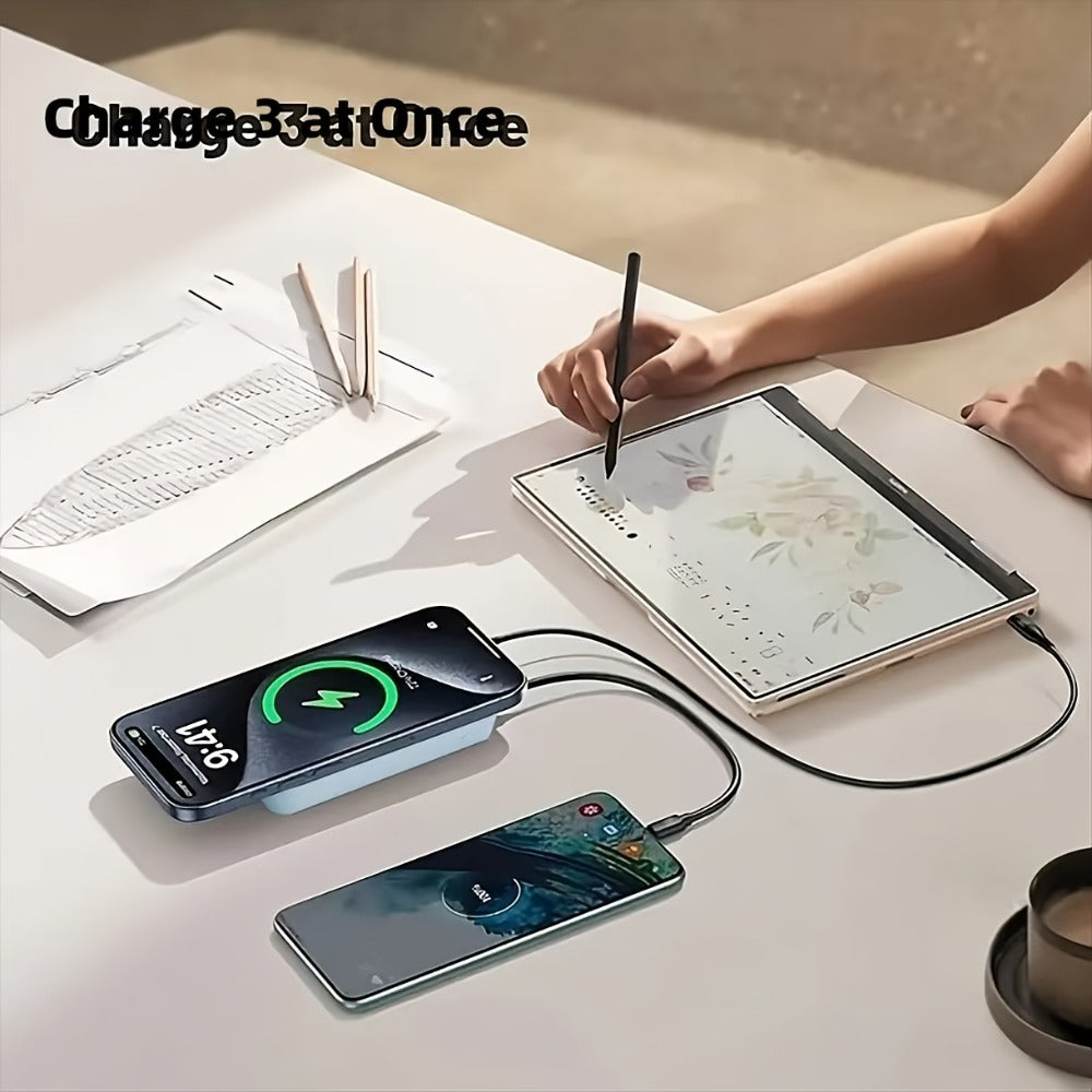 Magnetic Wireless Charger Pad W014 for an Everyday Personal Care Routine, with the Listed Configuration