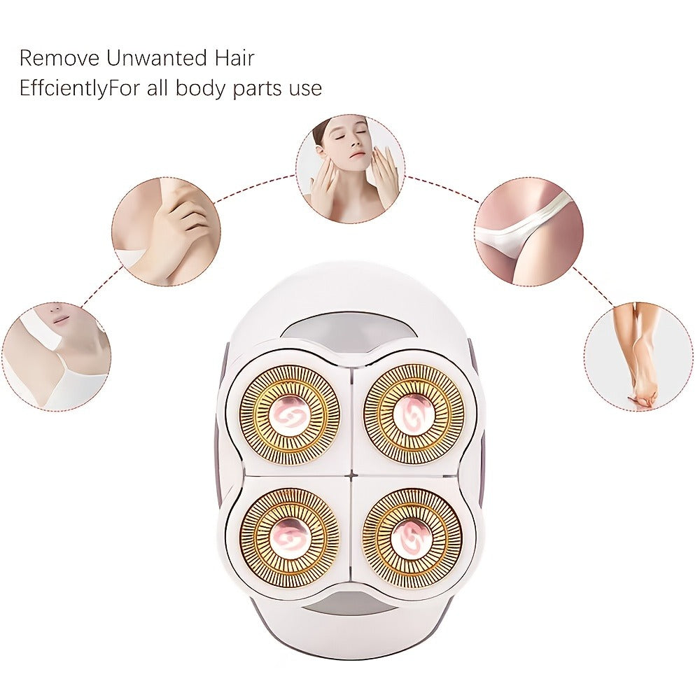 Electric Hair Remover for Women Portable Body Shaver USB Rechargeable Hair Removal for Face for Everyday Face, Beard and Body Grooming