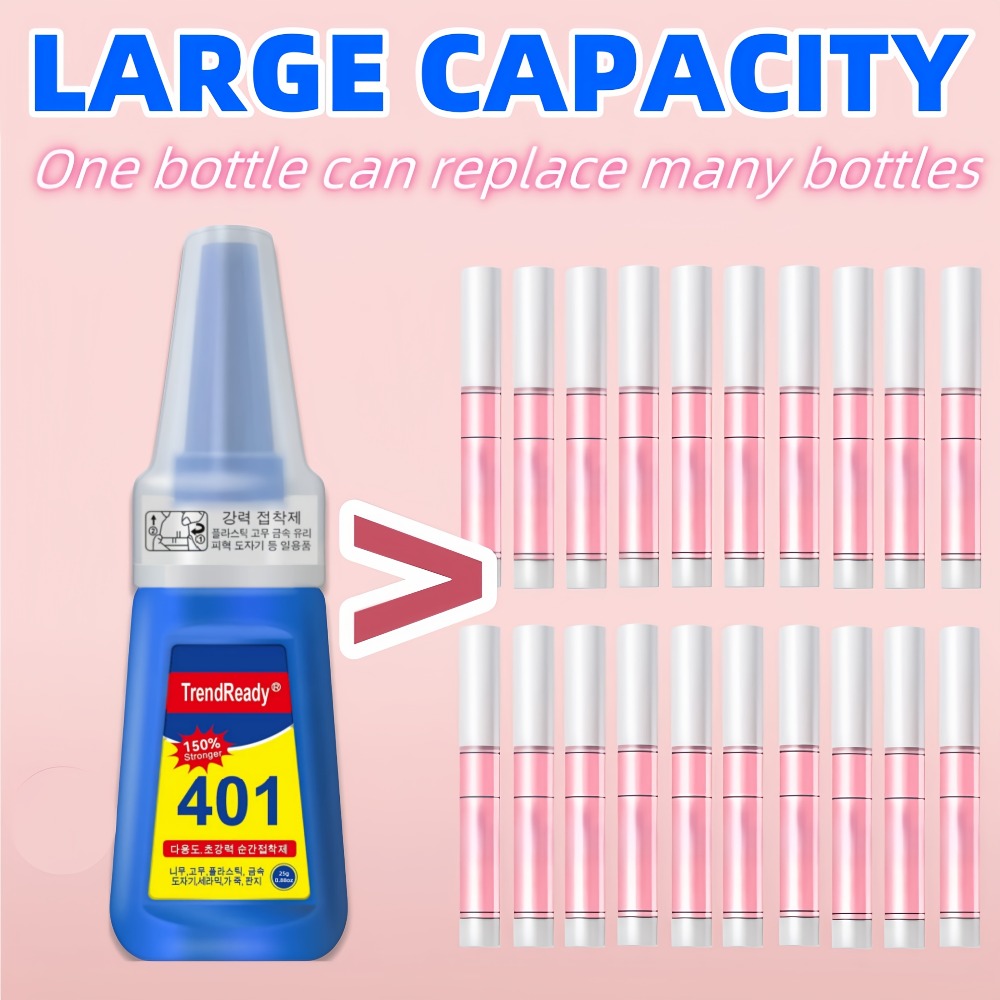 Waterproof Nail Adhesive Tabs with Nail Stickers 0.85oz Dropper Tip Bottle – Extra Strong Alcohol-Free Quick Release Long Wearing Salon