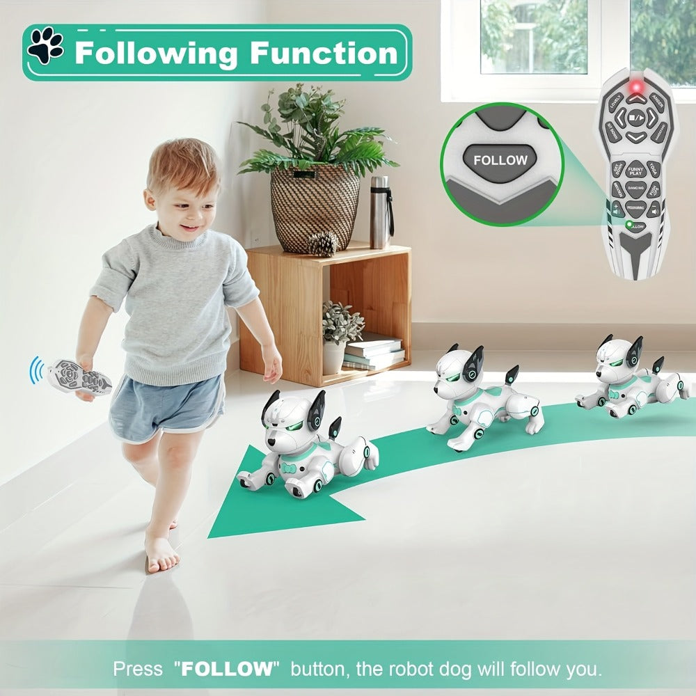 Robot Dog Toy for Kids Upgraded Intelligent Electronic Pet with the Listed Color, Size or Set Options for Everyday Use