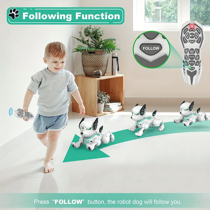Robot Dog Toy for Kids Upgraded Intelligent Electronic Pet with the Listed Color, Size or Set Options for Everyday Use