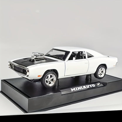 Dodge Challenger Diecast Model Car Zinc Alloy Collectible Static Replica, Highly Detailed Home & Office Decor