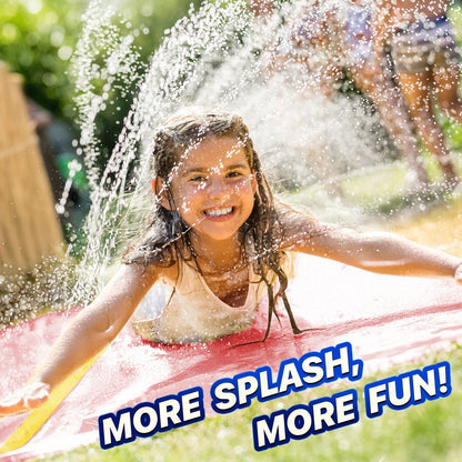 Kids Water Slide 18x5FT Backyard Slip and Slide, Dual Lane Zigzag with the Listed Color, Size or Set Options for Everyday Use