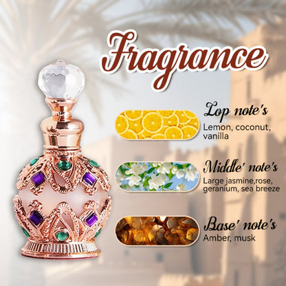 Arabian Perfume for Women Diamond Bottle EDT, Ocean Flower Vanilla Musk Fragrance Spray, Diamonds Woody & Diamond Crown Styles