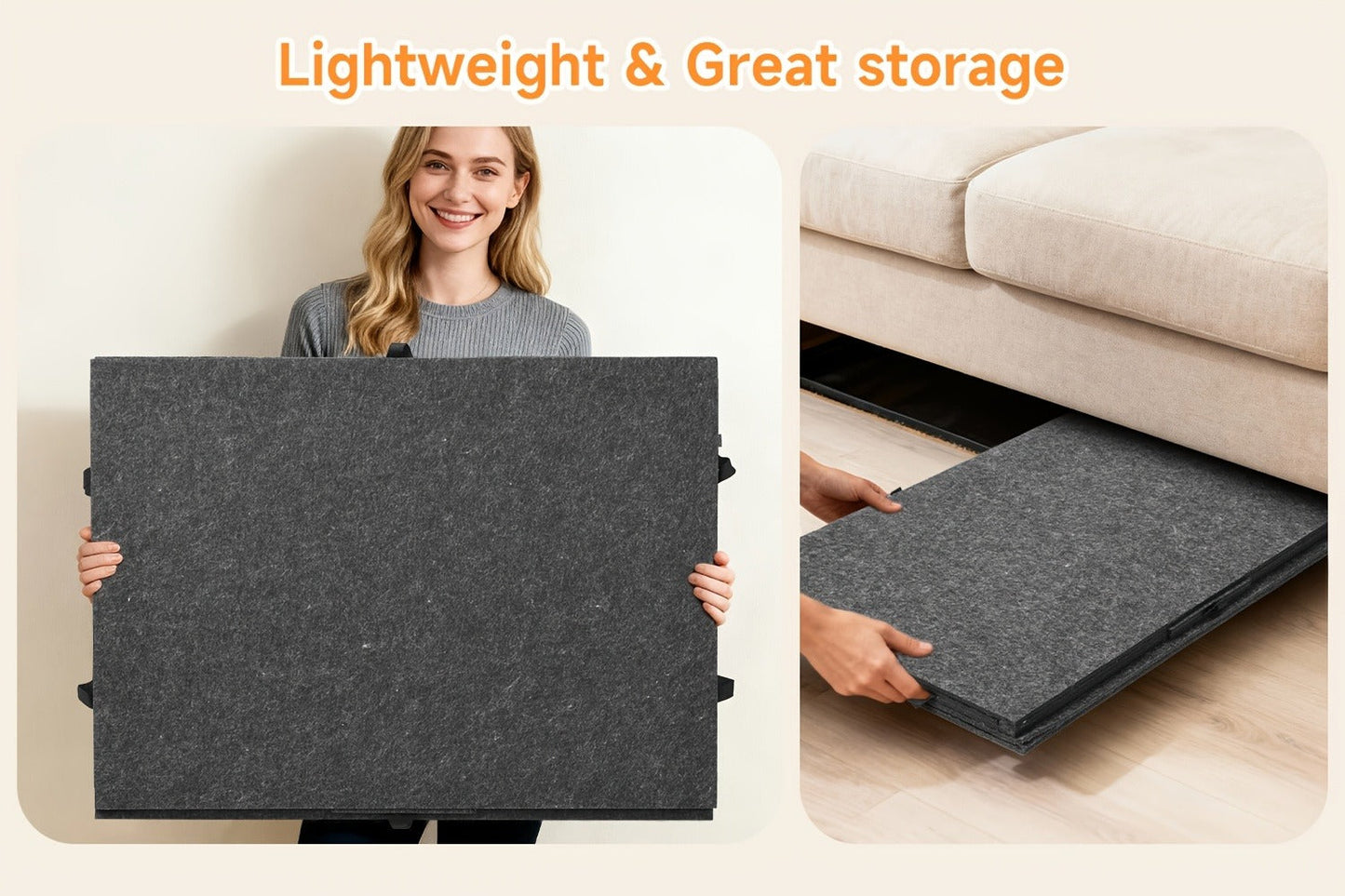 Jigsaw Puzzle Board with Felt Mat & 6 Sorting Drawers – Foldable Roll-Up Puzzle Saver Fits Up to 1000 Pieces | Portable Puzzle Storage