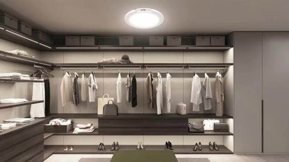 Rechargeable Ceiling Light No Wiring, Battery Operated LED Ceiling Light with Remote Control, Motion Sensor