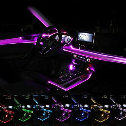 Car Interior Ambient Light Strip with Eight-Color App Control, Music-Responsive Modes and Two Checkout Configurations