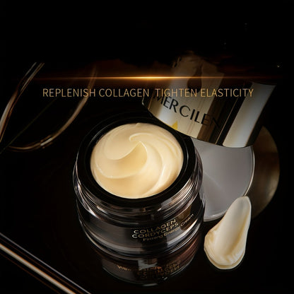 Face Cream Cordyceps Collagen 50g Formula with Squalane, Glycerin and Alcohol-Free Bottle Format