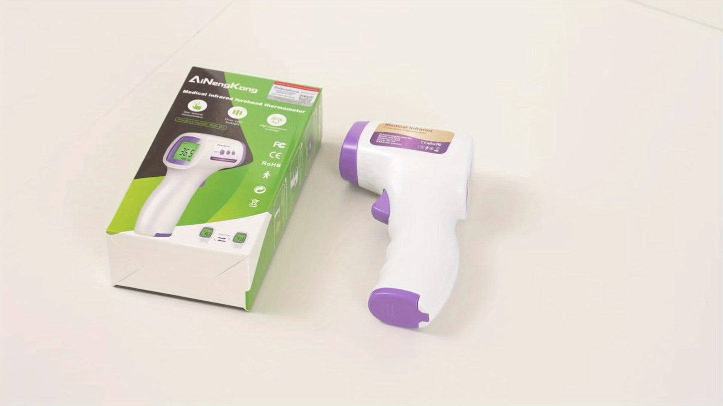Non-Contact Forehead Thermometer Digital Infrared, 1-Second Instant Reading, Fever Alarm, 3-in-1 Forehead & Object Mode
