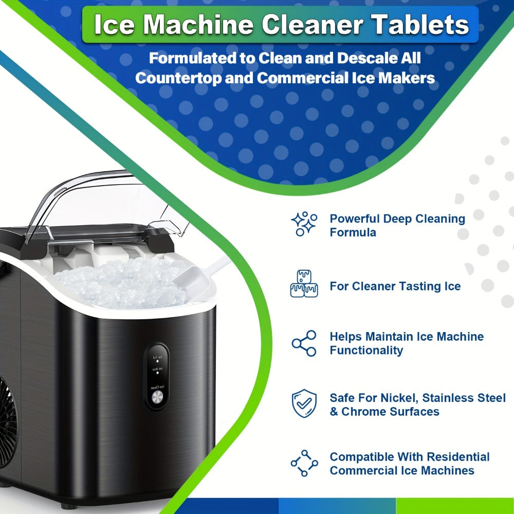 Ice Maker Cleaning Tablets Descaler 12/24/36 Pack for Entryways, Bedrooms and Living Spaces
