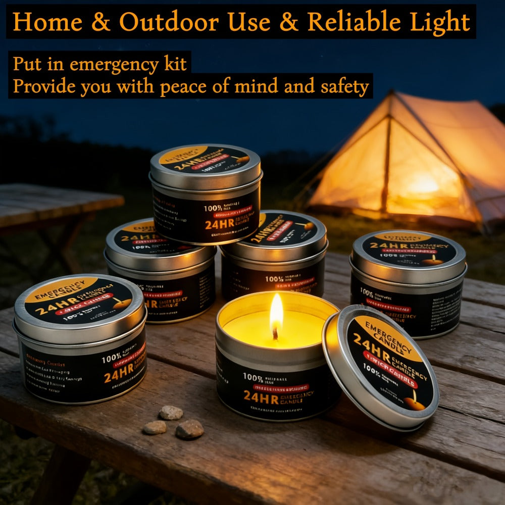 Long Burning Candles 4 Pack Burn Time Unscented Soy Palm Wax Candles in Metal Tins 80g Each for Everyday Face, Beard and Body Grooming
