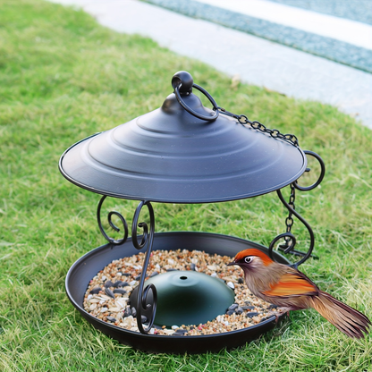 Bird Feeder, Hanging Metal Outdoor Garden Yard Decor Bird Lover Gift for Garden, Yard and Pest Management