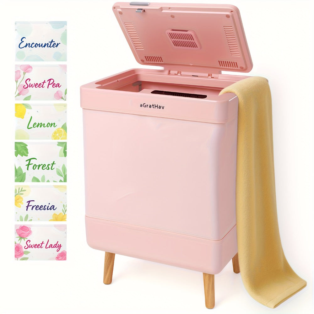 Electric Towel Warmer 35L Large Capacity Foldable Blanket Warmer with Timer & Drying Mode, Fast Heating