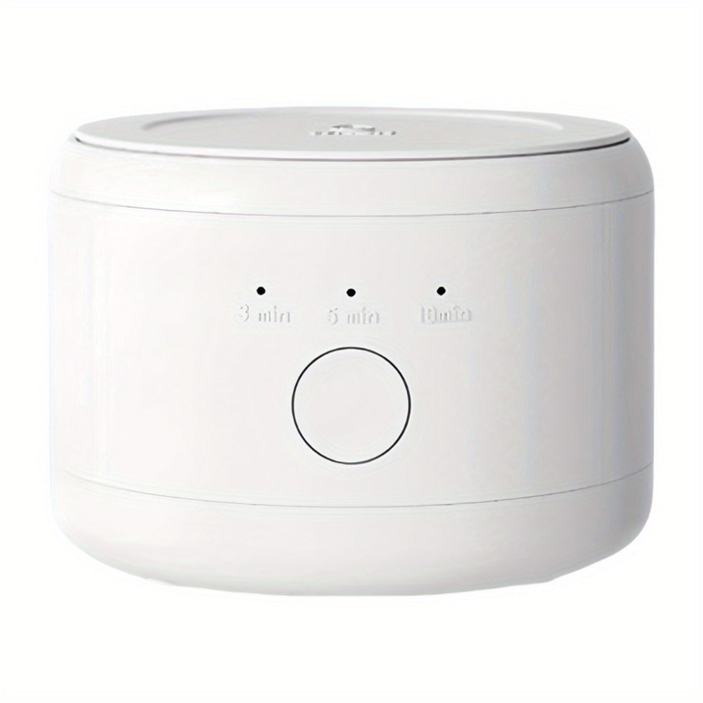 Electric Ultrasonic Cleaner Machine for Dentures Jewelry & Glasses – USB Rechargeable 3 Speeds Auto Timer 180ml Tank One-Touch Portable