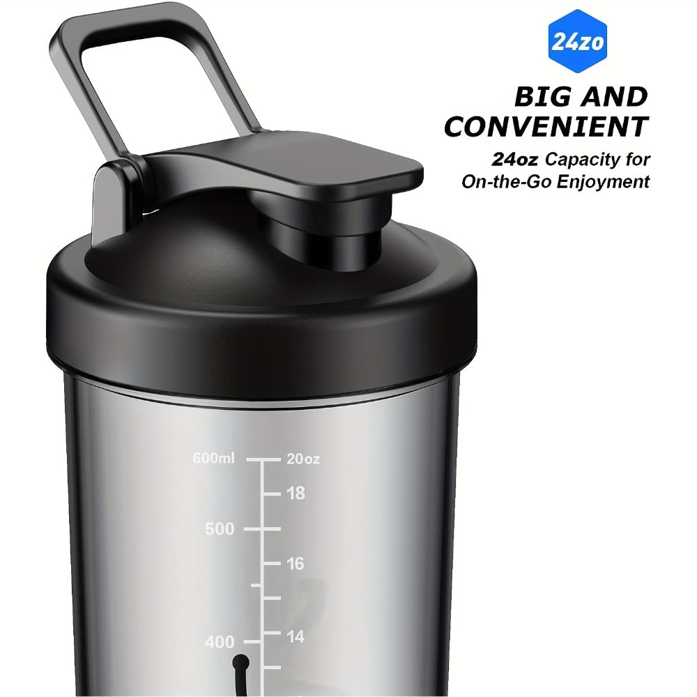 Electric Protein Shaker Bottle 24oz USB Rechargeable Self Stirring Blender Cup Portable Gym for Entryways, Bedrooms and Living Spaces