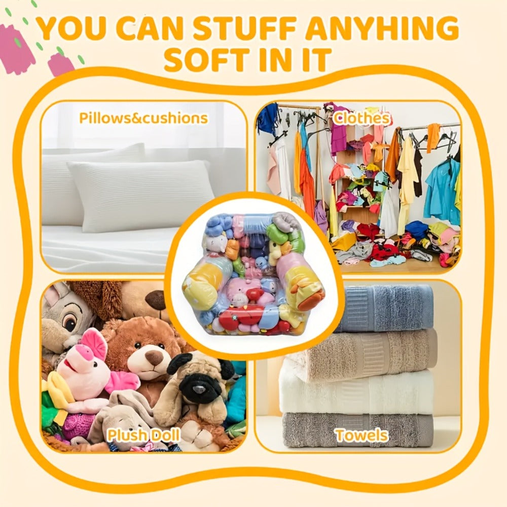 Transparent PVC Doll Sofa Display Stand DIY Miniature Furniture Plush Toy Storage for Entryways, Bedrooms and Living Spaces