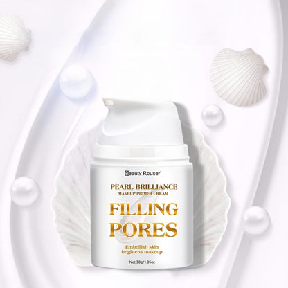 Pore Filling Makeup Primer Cream 30g, Oil Control Vitamin E Non-Greasy Formula for Flawless Smooth Skin Finish All Skin Types