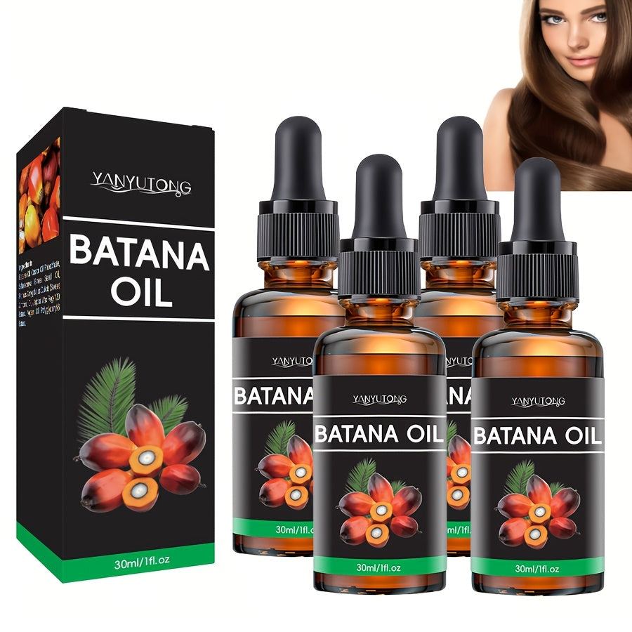 Batana Oil Hair Treatment Leave-In Essence 30ml – Plant Extract Deep Moisturizing Scalp Care, Lasting Fragrance, Frizz Control