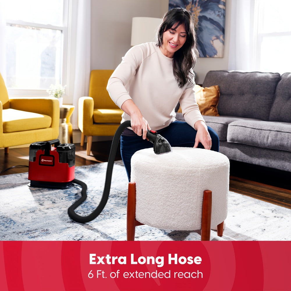 Portable Carpet Spot Cleaner Machine 17KPa Upholstery Stain Remover with Versatile Tools for Entryways, Bedrooms and Living Spaces