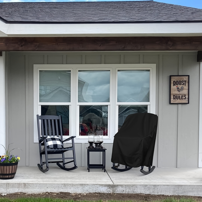 Swivel Patio Chair Covers Waterproof 2 Pack, Heavy Duty Outdoor Furniture Covers 27.5"W x 32.5"D x 43"H, All-Weather UV & Wind Resistant