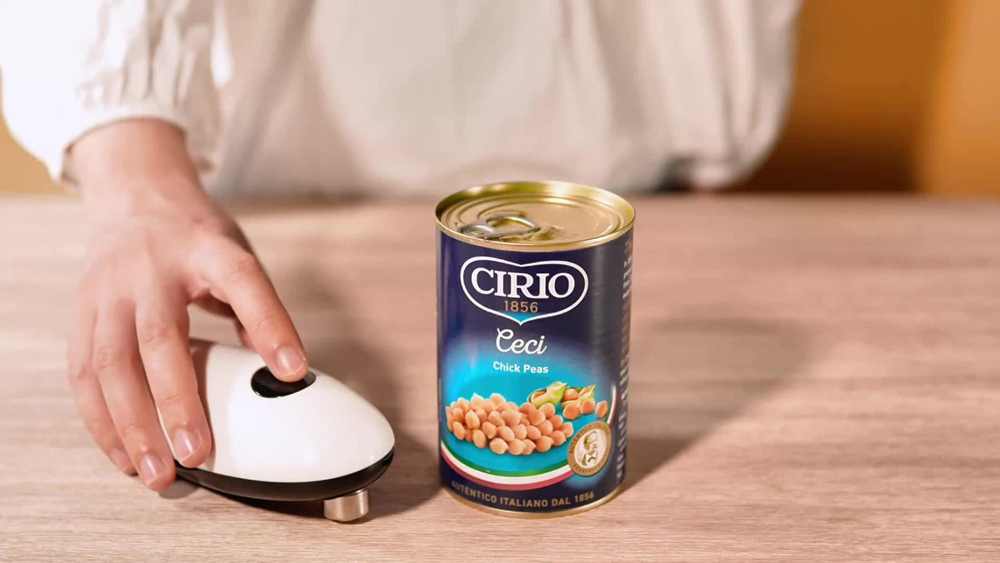 Kitchen Expert Battery Can Opener with One-Touch Control, Circular Rim Operation and Four Colors