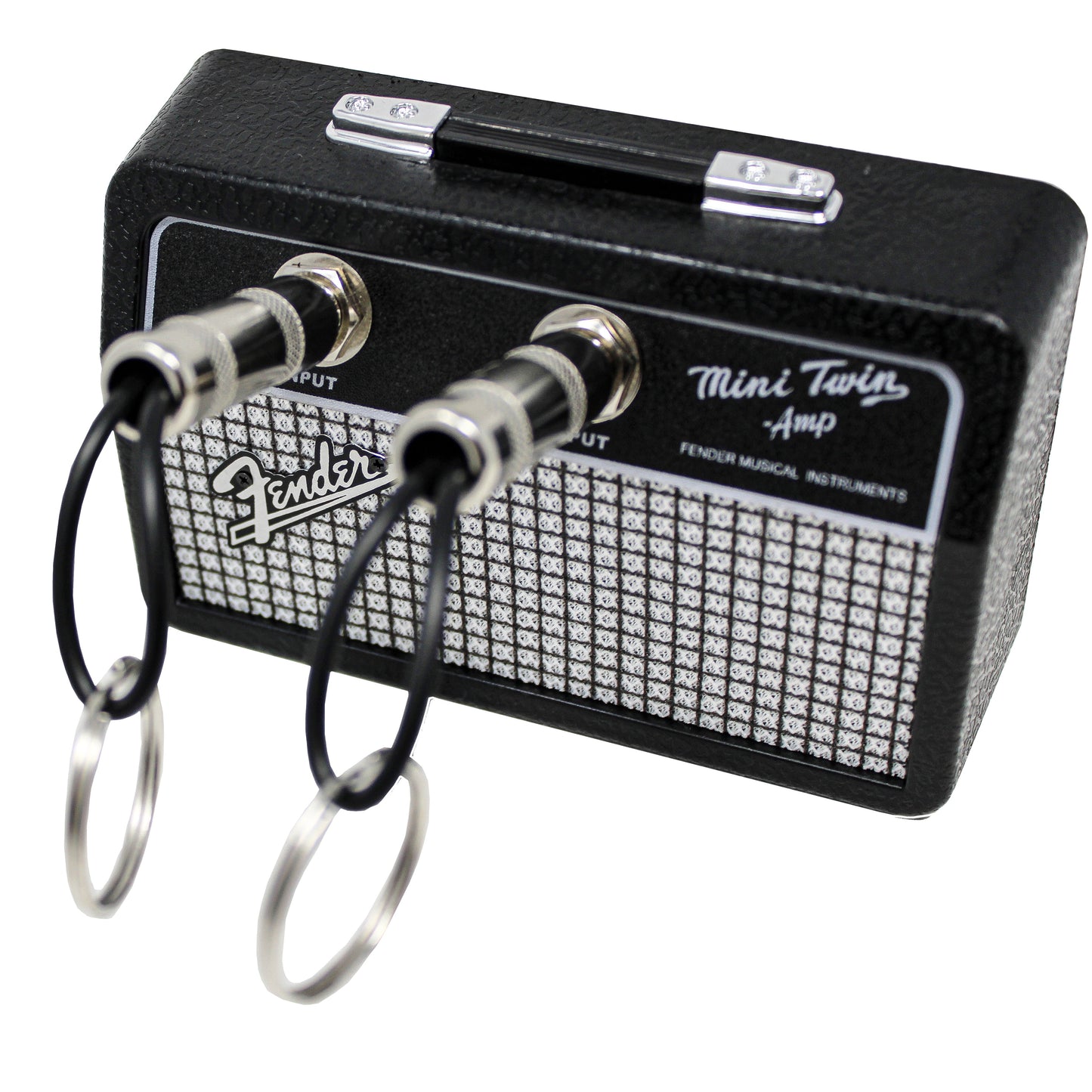 Fender Jack Rack Mini Guitar Amp Key Holder by Pluginz Licensed Wall Mount Keychain Rack for Entryways, Bedrooms and Living Spaces