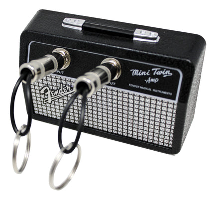 Fender Jack Rack Mini Guitar Amp Key Holder by Pluginz Licensed Wall Mount Keychain Rack for Entryways, Bedrooms and Living Spaces